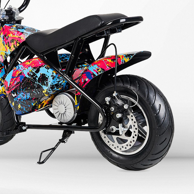 Moto Cross eléctrica infantil detalle